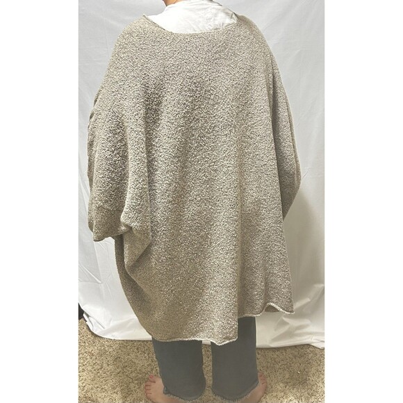 Eskandar Cardigan Sweater‎ Women One Size Brown Oversized Merino Wool Cashmere - Picture 13 of 16